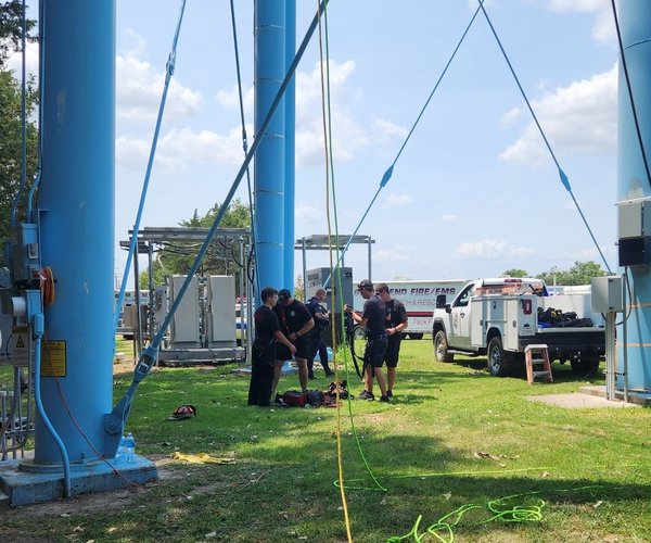 ellinwood water tower rescue