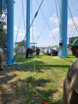 ellinwood water tower rescue