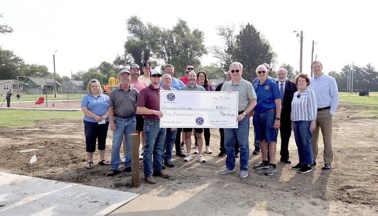 kiwanis check Heizer park 2025
