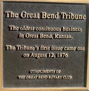 Tribune plaque