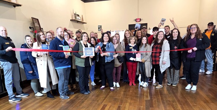 velvet bookmark ribbon cutting