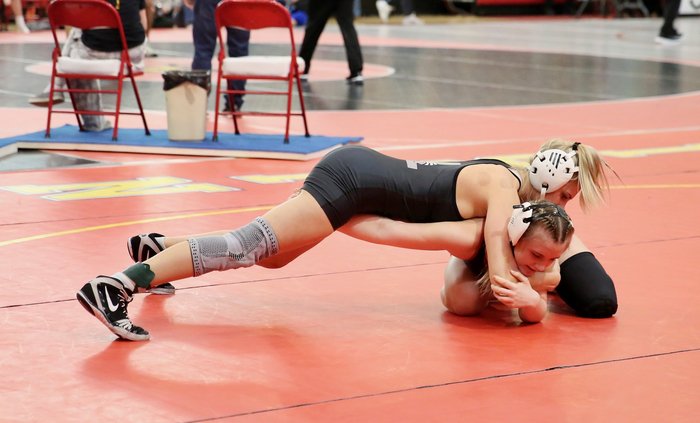 Cara Herbert gets a quick pin