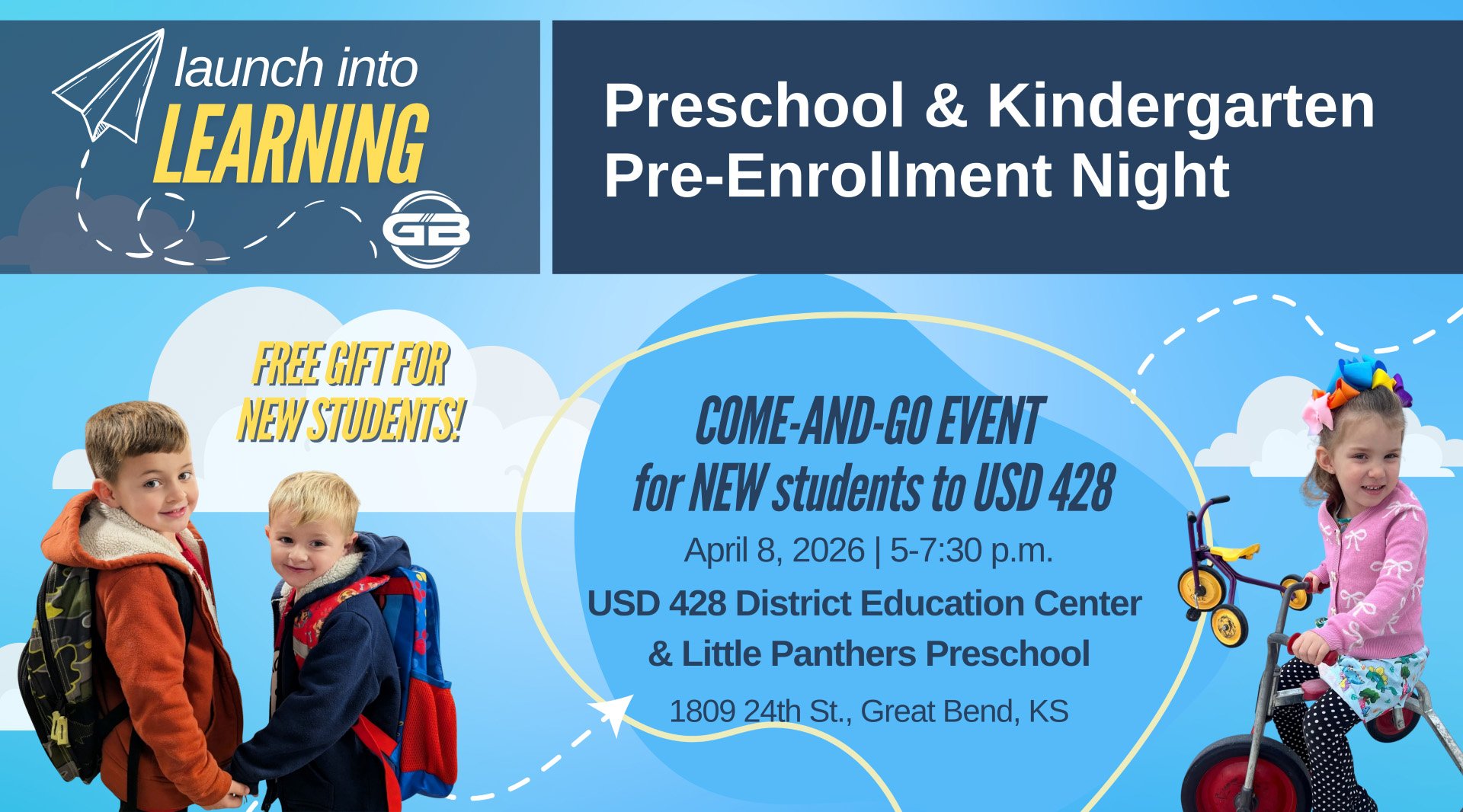 Launch into learning - families invited to Pre-K and Kindergarten Pre ...