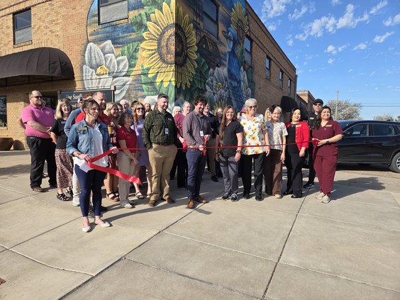 angels care ribbon cutting