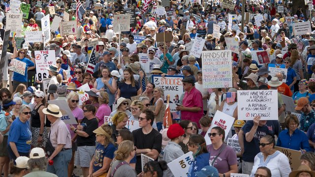 As crowds hit streets across Kansas and nation, a nagging question: Is No Kings sustainable?