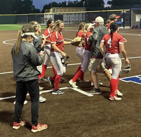 Cardinal softball rallies for sweep