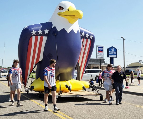 red white and blue parade 2025