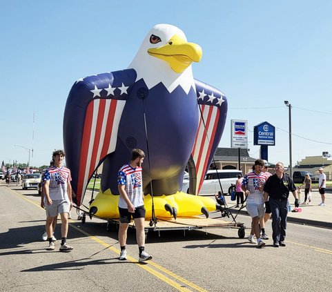 red white and blue parade 2025