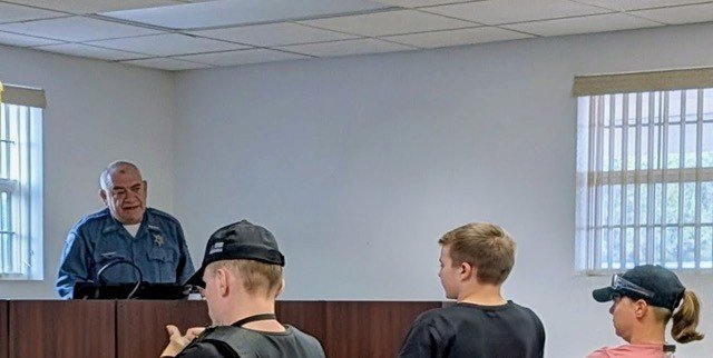 Woodmansee provides juvenile-justice information to law enforcement
