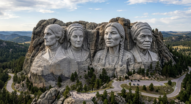 Your own Mount Rushmore