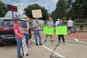 marshall protesters july 2026