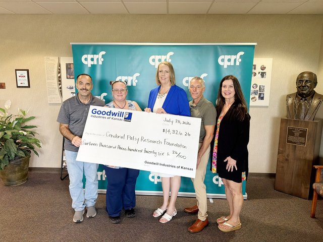 Goodwill Industries of Kansas customers round up to support CPRF