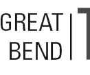 Great Bend Tribune white header logo