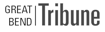 Great Bend Tribune white header logo