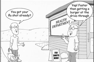 cartoon flu