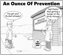 cartoon flu