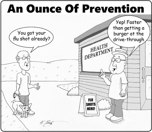cartoon flu